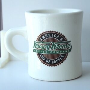 Krispy Kreme Coffee Mug‎ Cup One Hundred Percent Arabica Restaurant Diner